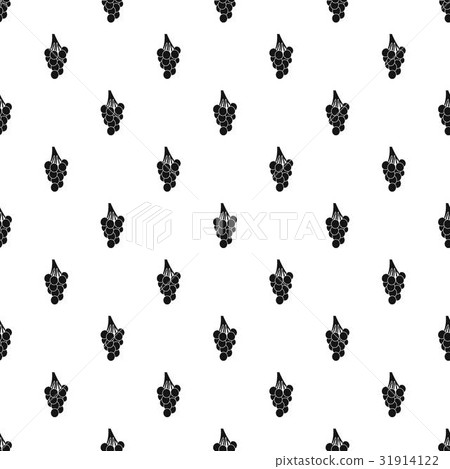 Grapes pattern vector 31914122