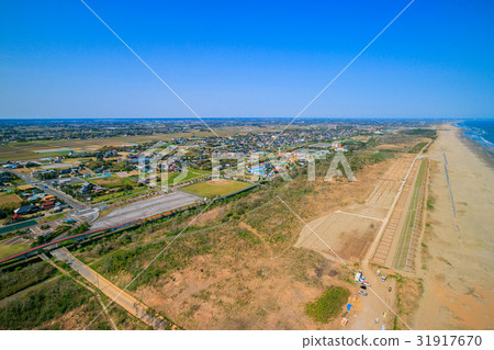 三埠市Hasunuma空中海灘區鳥瞰圖 31917670