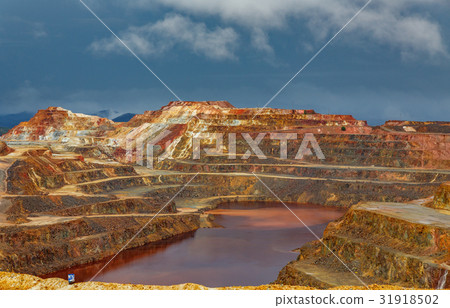 Rio Tinto mine on stormy day Rio Tinto mine on stormy day 31918502