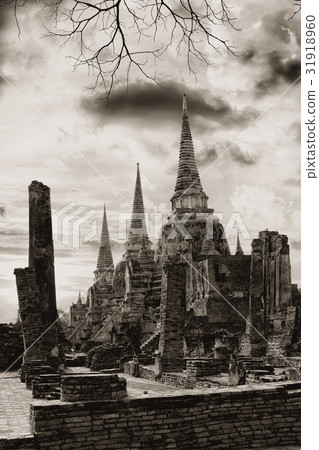World Heritage Site at Wat Phra Si Sanphet. World Heritage Site at Wat Phra Si Sanphet. 31918960