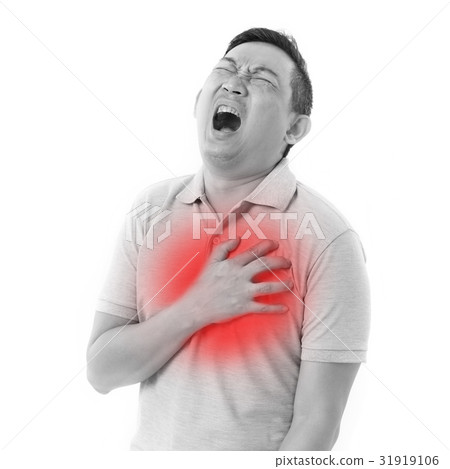 sick man suffering from heart attack sick man suffering from heart attack 31919106