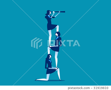 Business team supporting to success. Business team supporting to success. 31919810