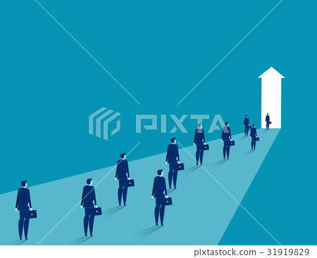 Businessman group walking. Businessman group walking. 31919829