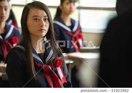Graduation classroom Home room girls Graduation classroom Home room girls 31923862