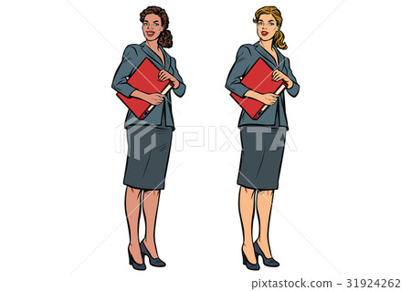 Two female accountant African American and 31924262
