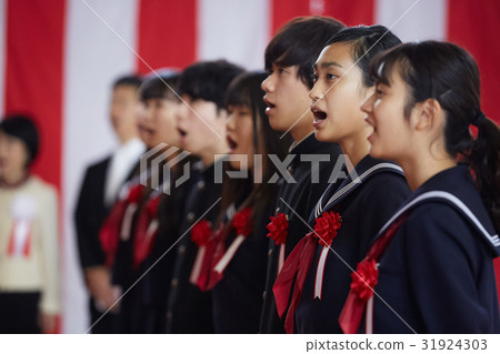 Graduation ceremony entrance ceremony image 31924303