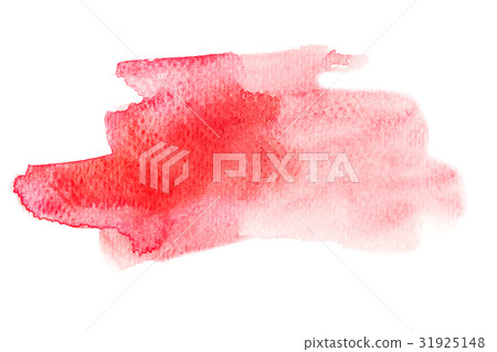 Abstract watercolor red stain Abstract watercolor red stain 31925148