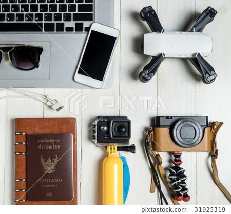 Technology Travel blogger gadget and accessories 31925319