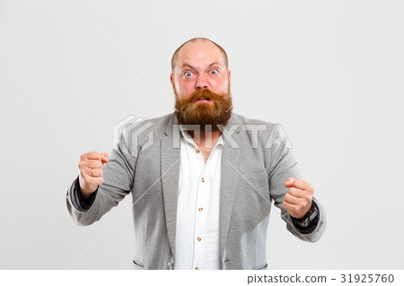 Evil man with ginger beard Evil man with ginger beard 31925760