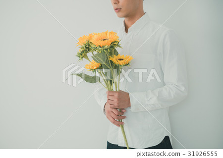 向日葵 男人 男 31926555