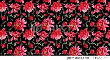 Wildflower Aquilegia flower in a watercolor style 31927136