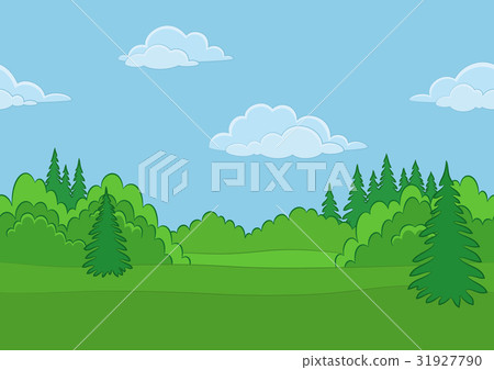 Landscape, Summer Forest, Seamless Landscape, Summer Forest, Seamless 31927790