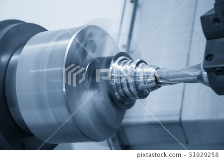 CNC lathe machine or turning machine CNC lathe machine or turning machine 31929258