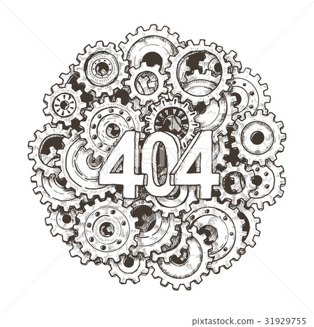 404 error page vector template for website. 31929755
