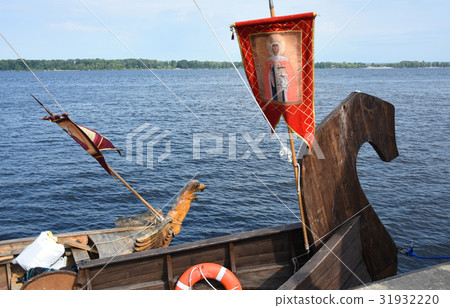 The nose of the ancient Russian ship 31932220