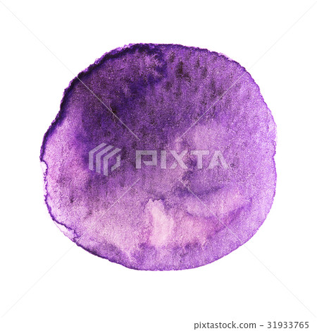Watercolor circle isolated on white Watercolor circle isolated on white 31933765