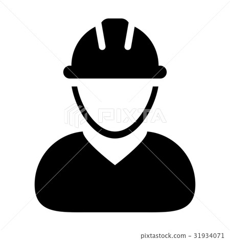 Builder man icon hi-res stock photography and images - Alamy