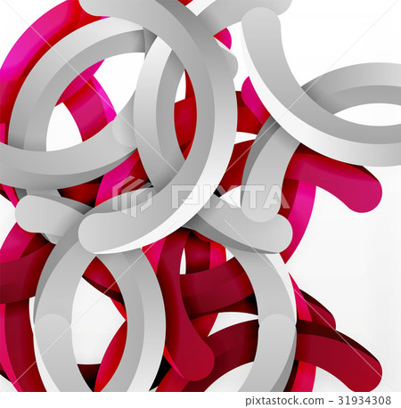 Modern 3d geometrical style background, arch 31934308