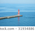 Otaru Harbor Red Lighthouse 31934886