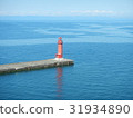 Otaru Harbor Red Lighthouse 31934890
