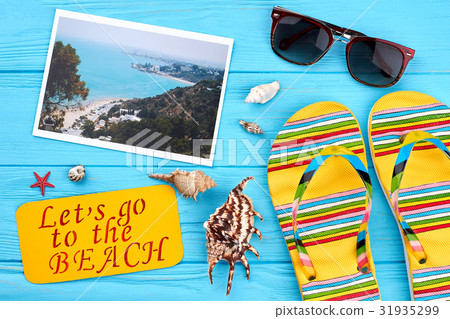 Summer marine accessories. Summer marine accessories. 31935299