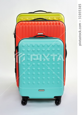 Set of traveller suitcases. 31935385