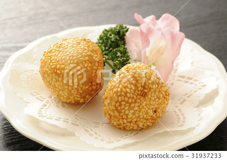 中國點心芝麻餃子 31937233