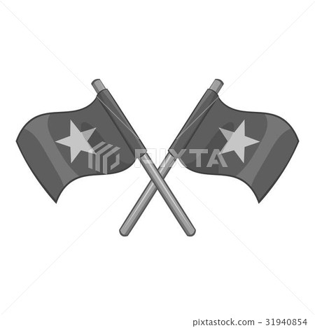 Flag of Vietnam icon monochrome Flag of Vietnam icon monochrome 31940854