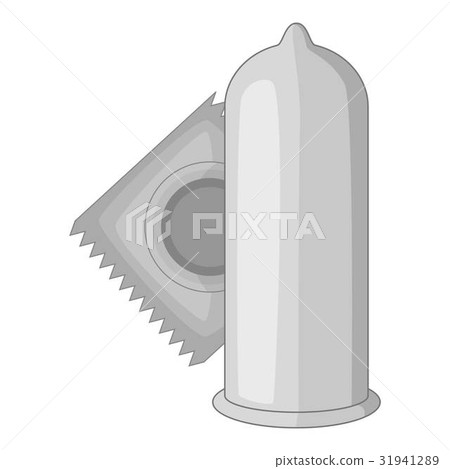 Condom icon monochrome 31941289