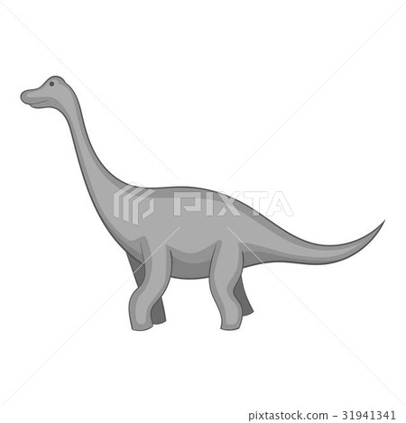 Tyrannosaurus icon monochrome 31941341