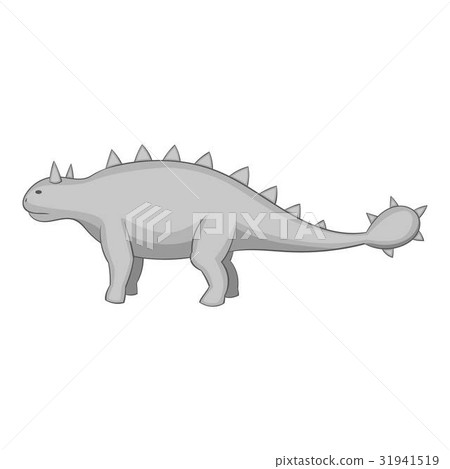 Kentrosaurus icon monochrome - Stock Illustration [31941519] - PIXTA