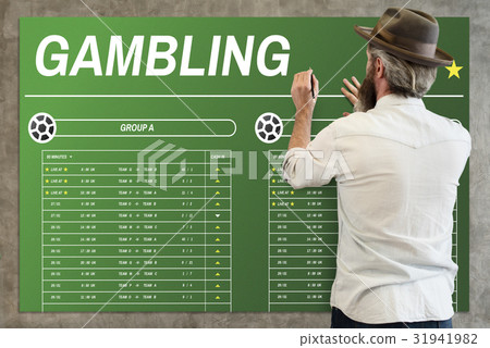Gambling Football Game Bet Concept 31941982