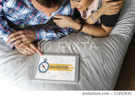 Travel Navigation Tech Trip Word 31942645