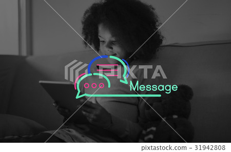 Communication Connection Speech Bubble Concept Communication Connection Speech Bubble Concept 31942808