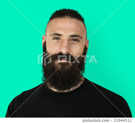 Caucasian Man with Long Bread Caucasian Man with Long Bread 31944512