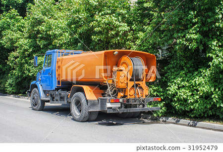 special car for laying electric cable 31952479