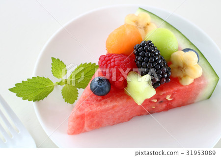 一片西瓜披薩 照片素材 圖片 圖庫 一片西瓜披薩 照片素材 圖片 圖庫