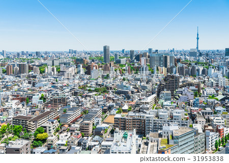 Central Tokyo and neighboring streets Central Tokyo and neighboring streets 31953838