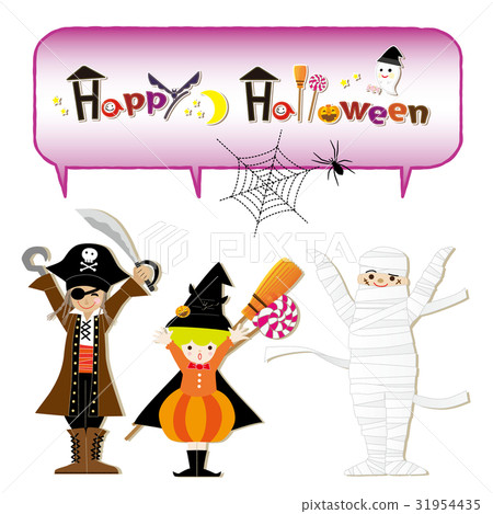 萬聖節材料服裝巫婆繃帶樂隊男子海盜 31954435