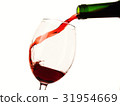 Wine on white background 31954669