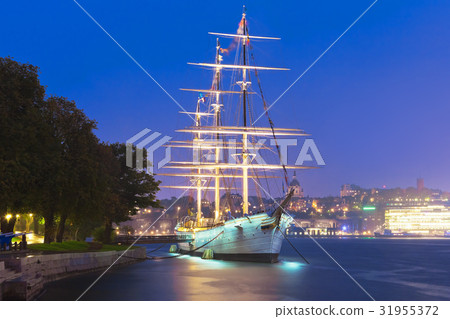 Historical ship 'AF Chapman' in Stockholm, Sweden 31955372