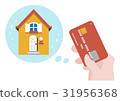 插圖素材抵押貸款 31956368