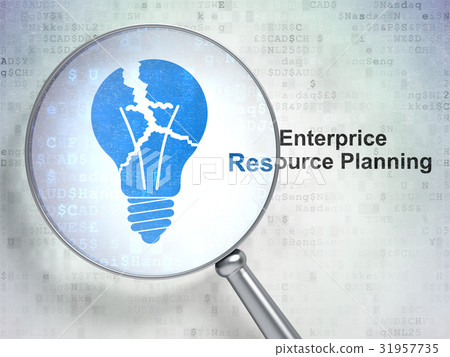 Finance concept: Light Bulb and Enterprice Finance concept: Light Bulb and Enterprice 31957735