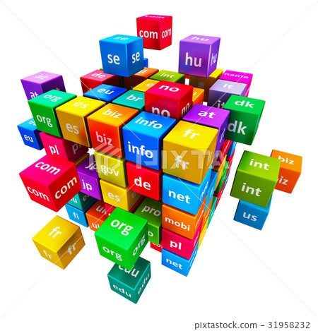 Internet and domain names concept 31958232