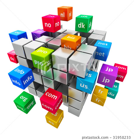 Internet and domain names concept 31958233