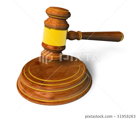 Wooden gavel 31958263
