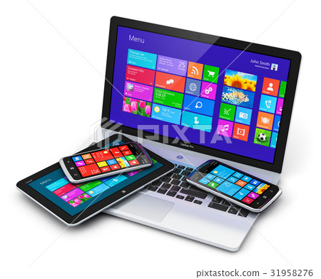 Mobile devices with touchscreen interface 31958276