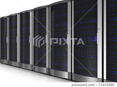 Server room interior 31958986