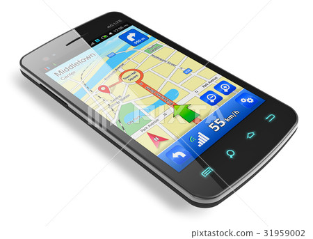 Smartphone with GPS navigation 31959002