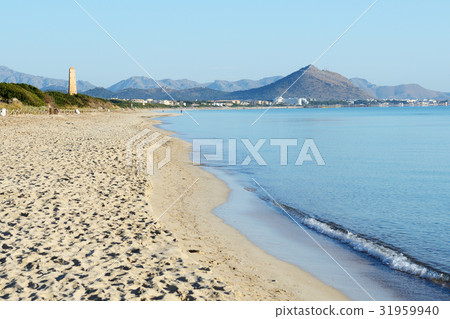 The beach in Playa de Muro, Mallorca, Spain 31959940